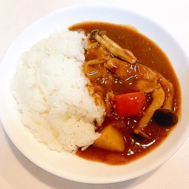 旨さ凝縮☆圧力鍋で作るしめじ入りカレーライス